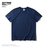 Combed Cotton Short Sleeve T-shirt Men 2021 Summer Casual Tshirt