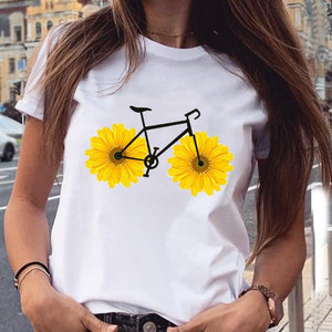 Women Graphic Star Printing Cute Summer Spring 90s Style Casual Fashion Aesthetic Print Female Clothes Tops Tees Tshirt T-Shirt