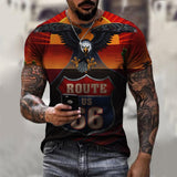Summer Three-Dimensional Men T-Shirt Fashion O-Neck Casual Short Sleeve Oversized T-Shirt  Punk Style Casual Comfortable  Tops